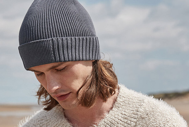 Custom organic beanies
