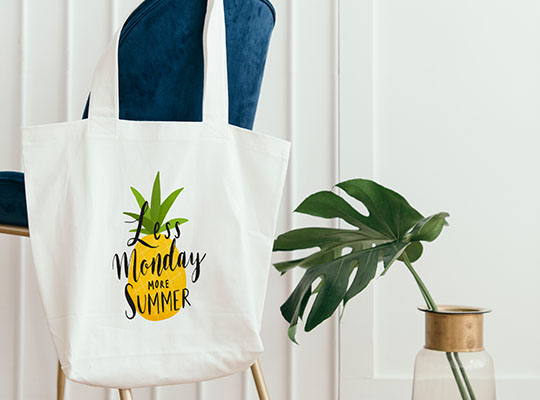 Custom printed tote bags wholesale top