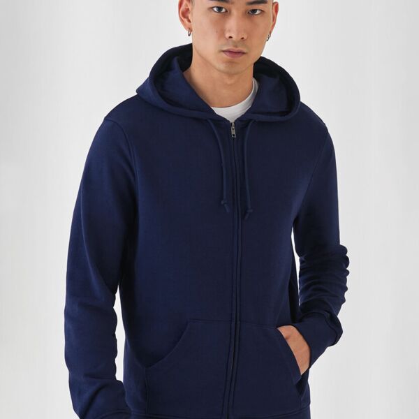 B&C Organic Zipped Hood Thumbnail